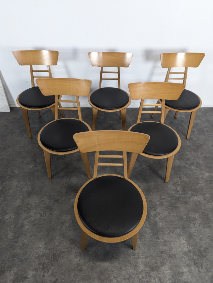 Set de 6 chaises édité par Ton