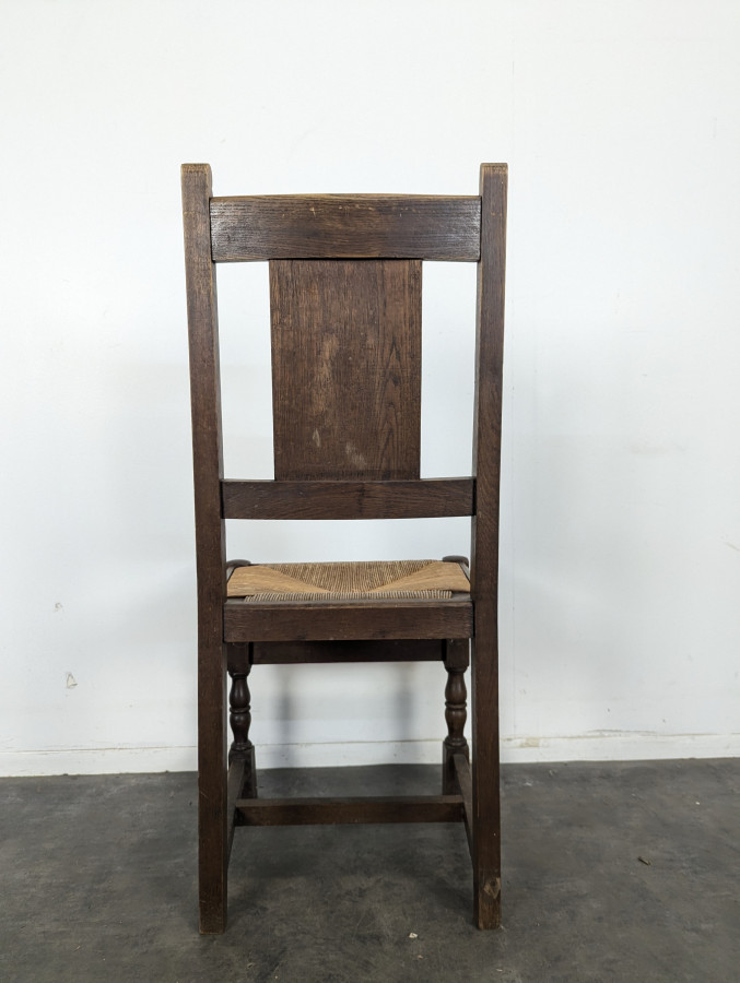 Série de 5 chaises dans l'esprit de Dudouyt