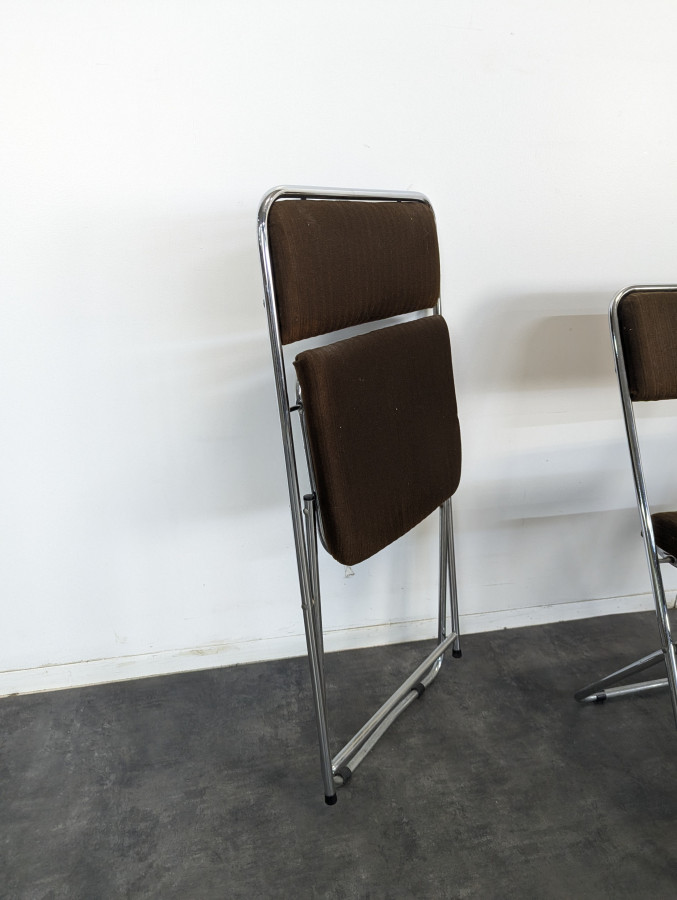 Série 4 chaises pliantes
