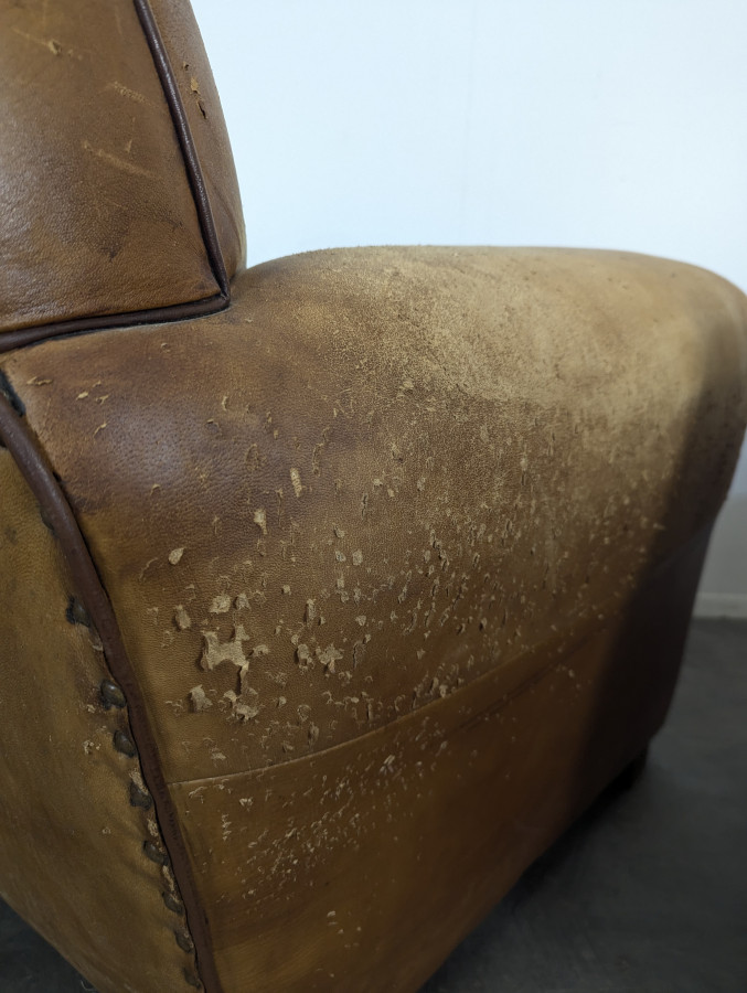 Paire de fauteuils club des années 30