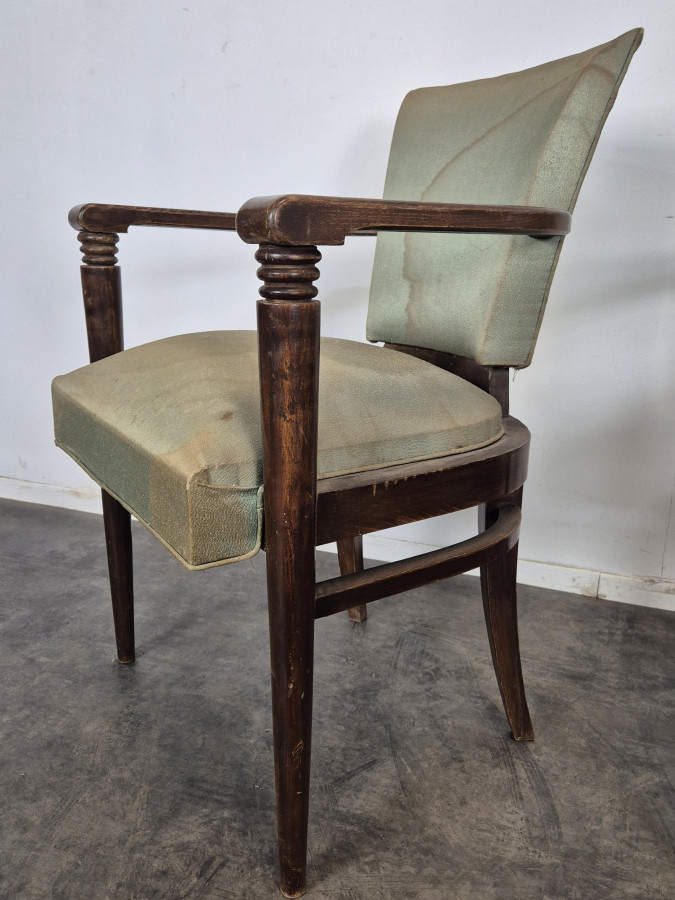 Paire de fauteuils des années 40 dans l'esprit de Pascaud