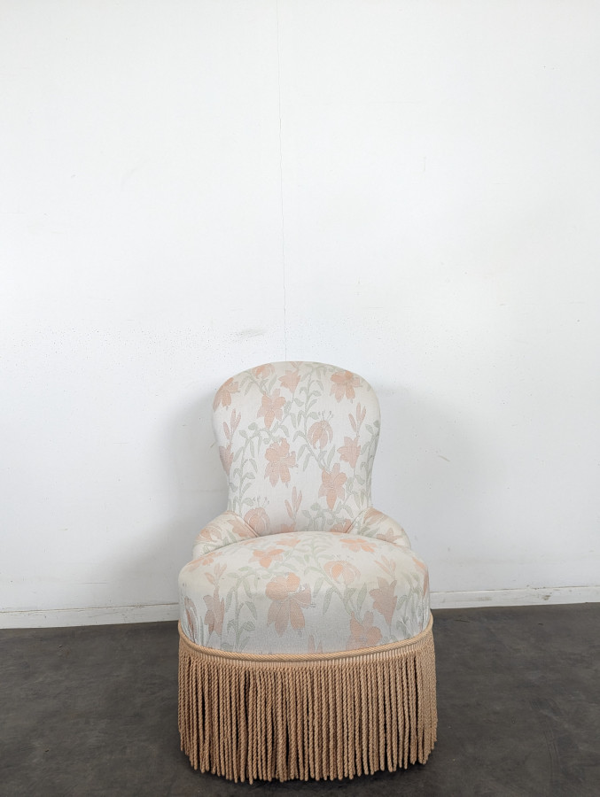 Fauteuil crapaud epoque Napoleon III
