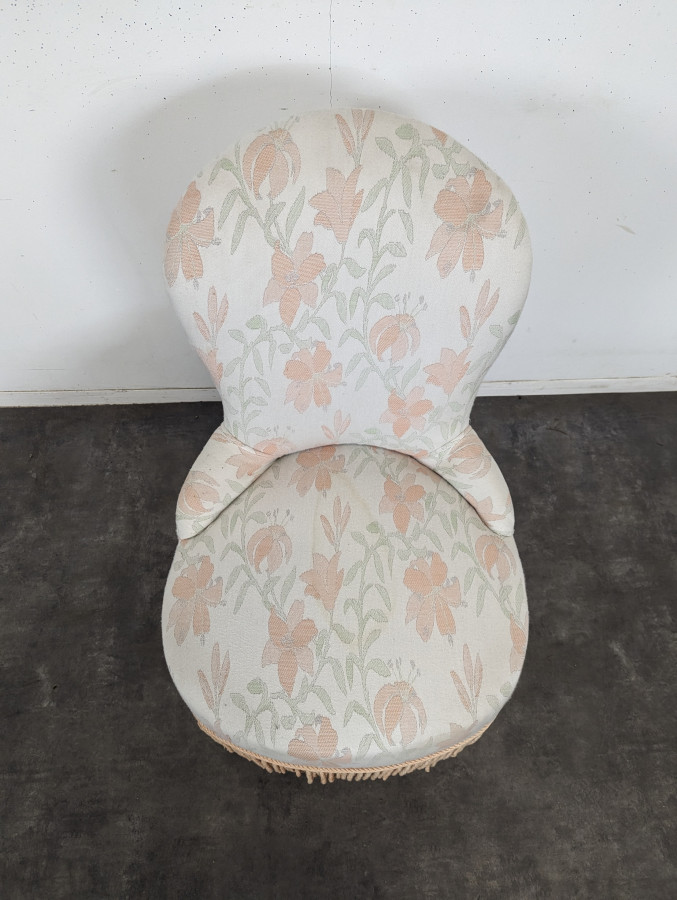 Fauteuil crapaud epoque Napoleon III