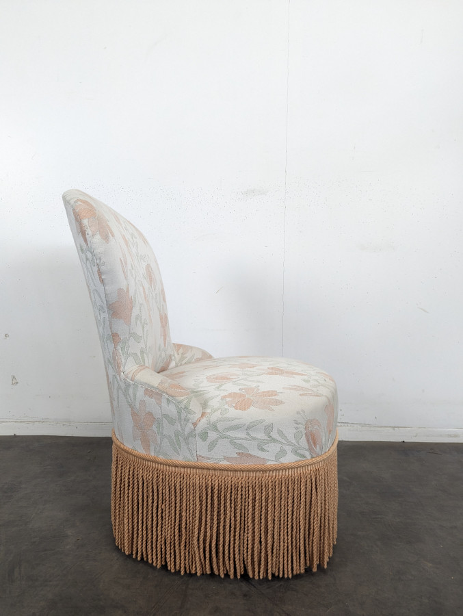 Fauteuil crapaud epoque Napoleon III