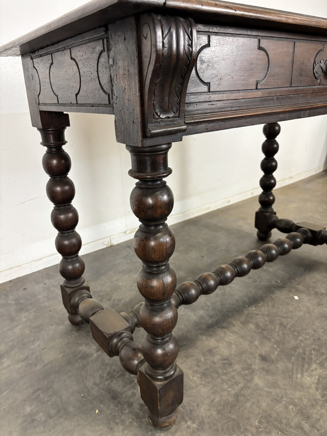 Bergère à crosse Restauration en merisier velours jaune