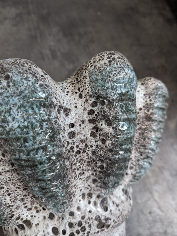 Fontaine en céramique émaillée des années 70