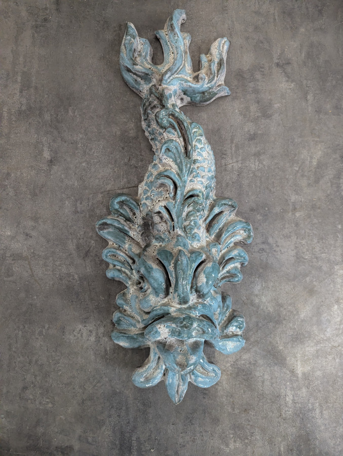 Fontaine en céramique émaillée des années 70