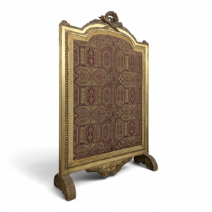Pare-feu Louis XVI en bois doré à tapisserie