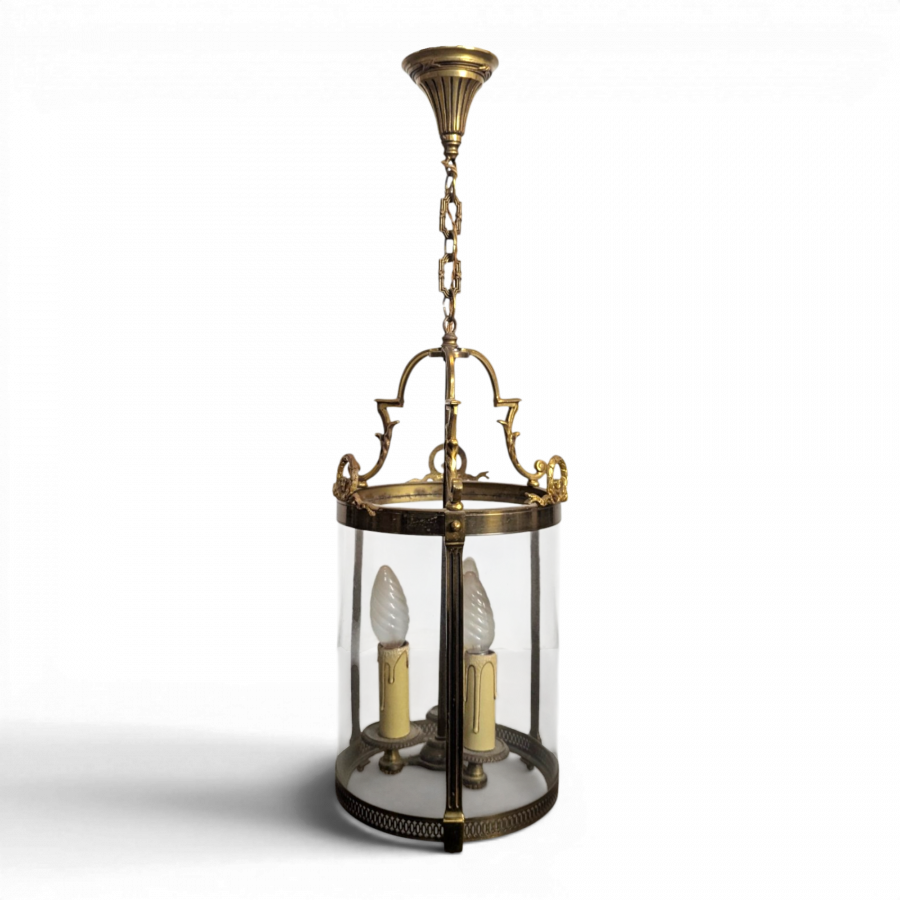 Lanterne circulaire en bronze