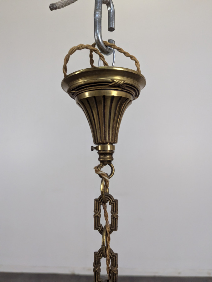 Lanterne circulaire en bronze