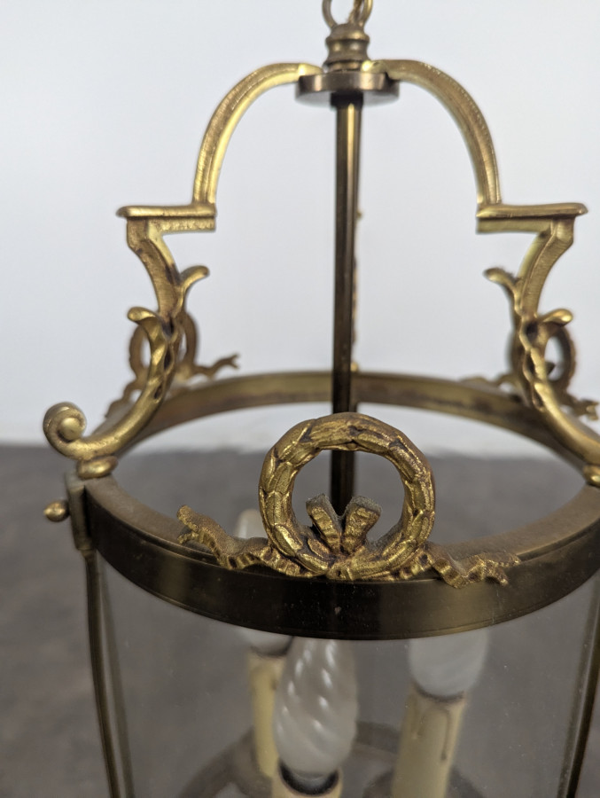Lanterne circulaire en bronze