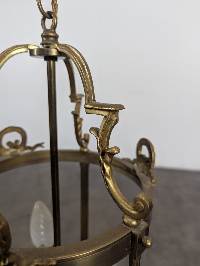Lanterne circulaire en bronze