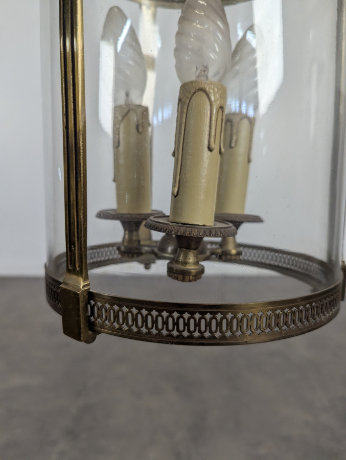 Lanterne circulaire en bronze