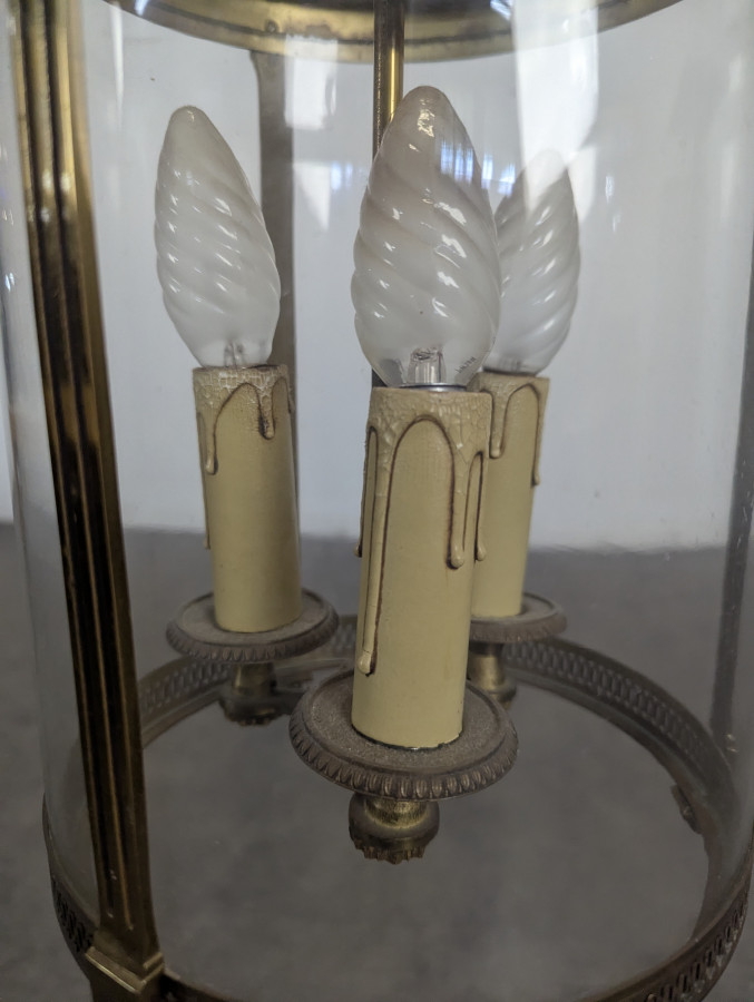 Lanterne circulaire en bronze
