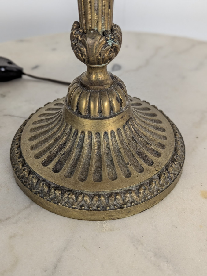 Lampe en laiton néo-classique