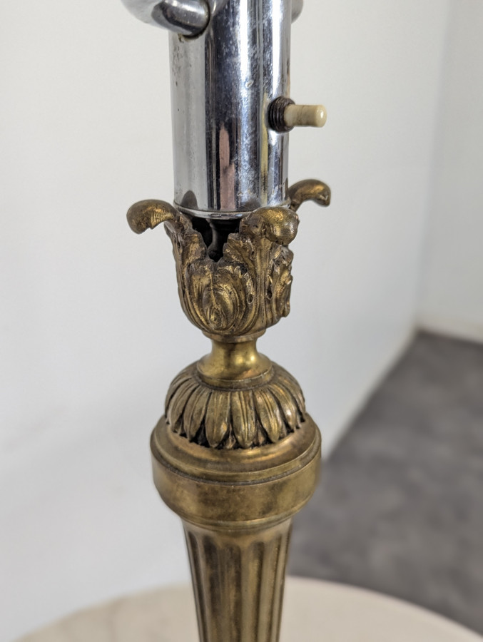 Lampe en laiton néo-classique