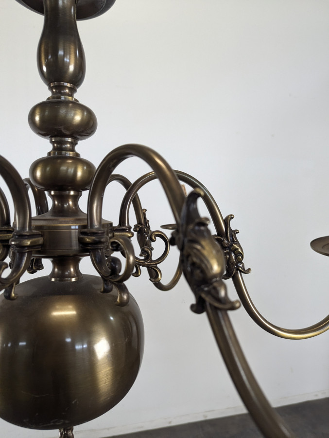 Paire de lustre hollandais en laiton
