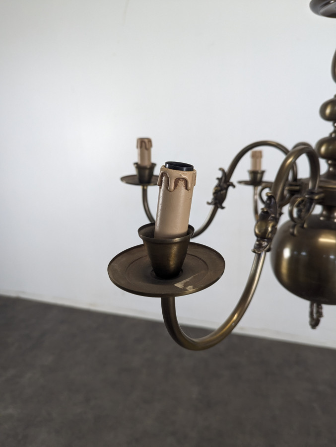 Paire de lustre hollandais en laiton