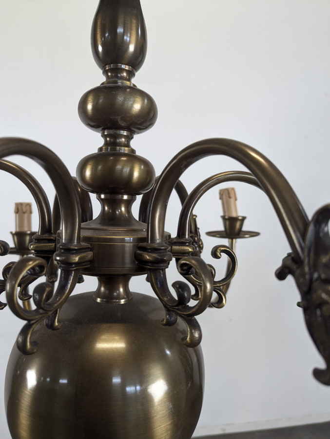 Paire de lustre hollandais en laiton