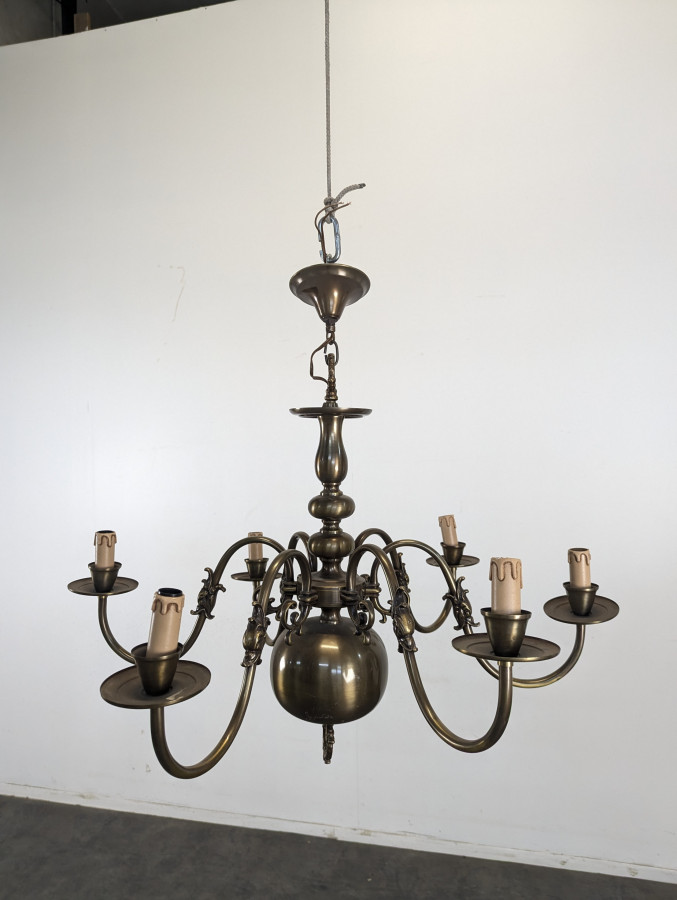 Paire de lustre hollandais en laiton