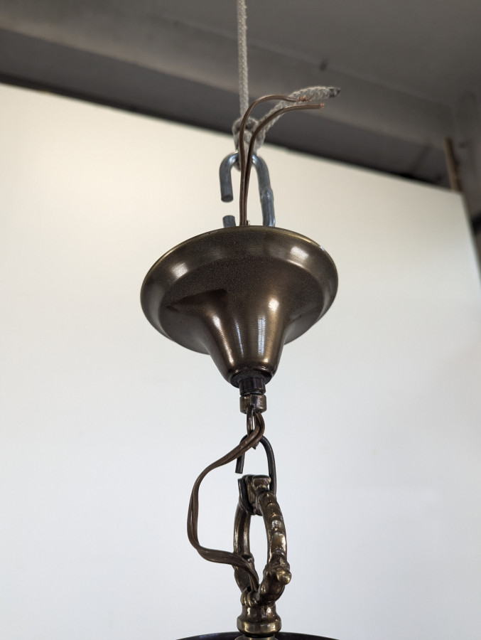 Paire de lustre hollandais en laiton
