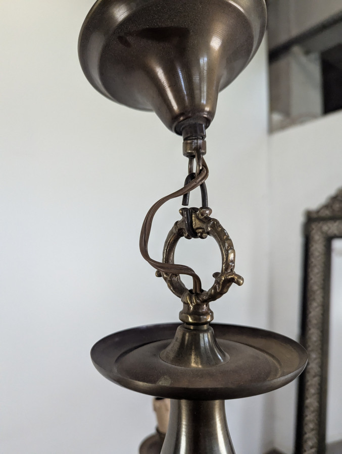 Paire de lustre hollandais en laiton