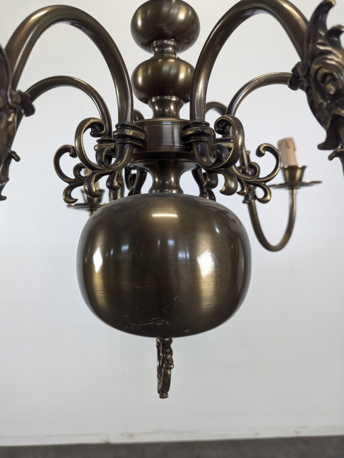 Paire de lustre hollandais en laiton