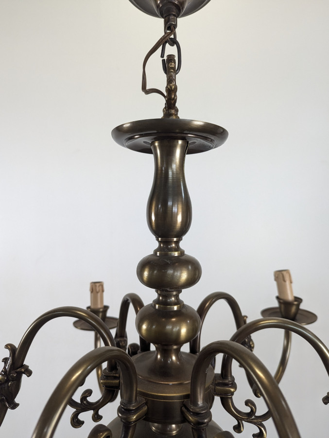 Paire de lustre hollandais en laiton