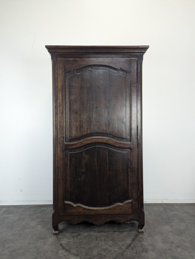 Bonnetière Louis XV en chêne à une porte