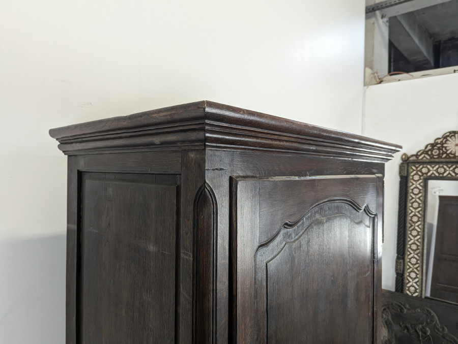 Bonnetière Louis XV en chêne à une porte