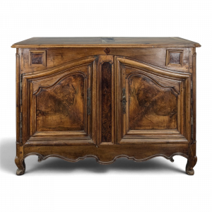 Buffet bas Louis XV en noyer à deux portes XVIIIe