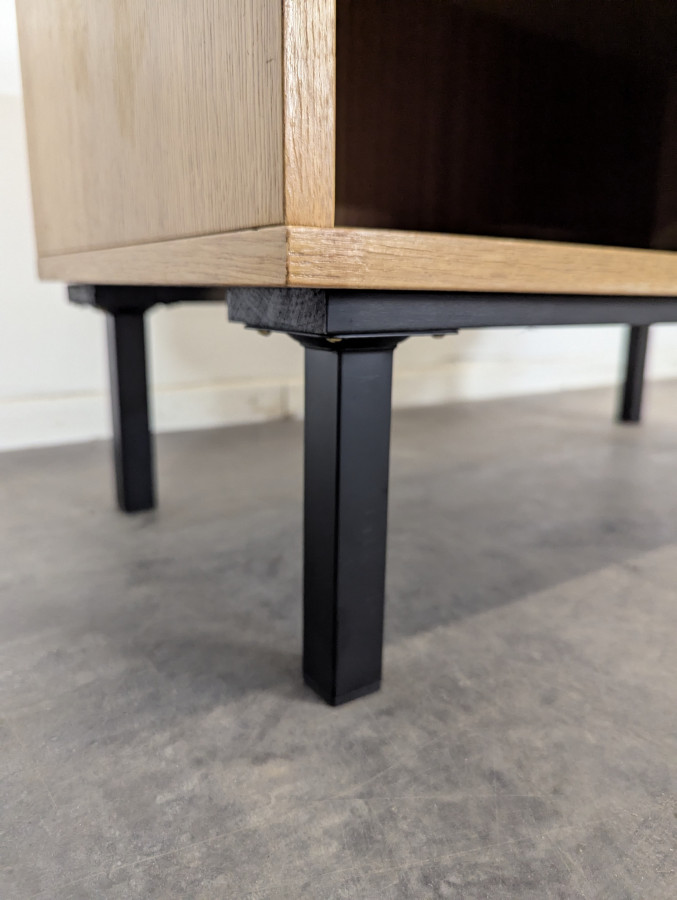 Meuble Hi-Fi Vinyle à 2 portes