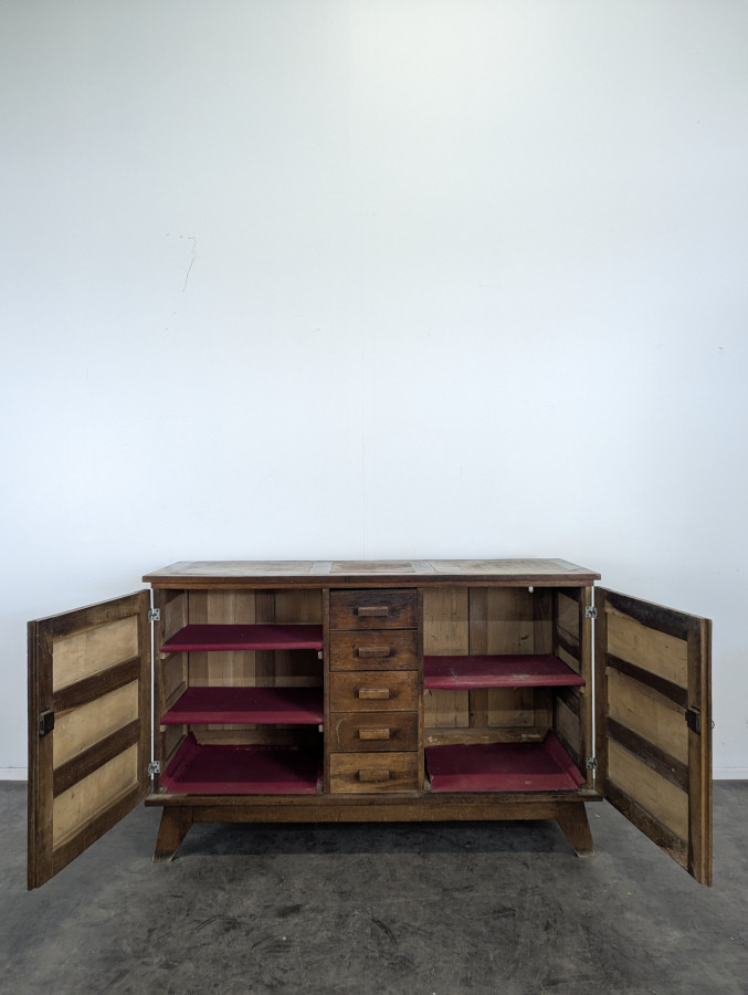 Buffet epoque reconstruction de René Gabriel