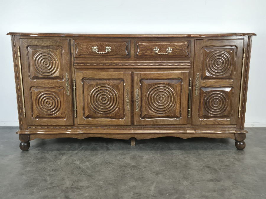 Enfilade style Charles Dudouyt à pieds boules