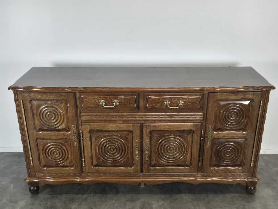 Enfilade style Charles Dudouyt à pieds boules