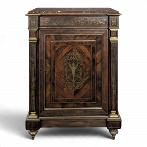 Meuble d'appui Napoléon III en marqueterie Boulle