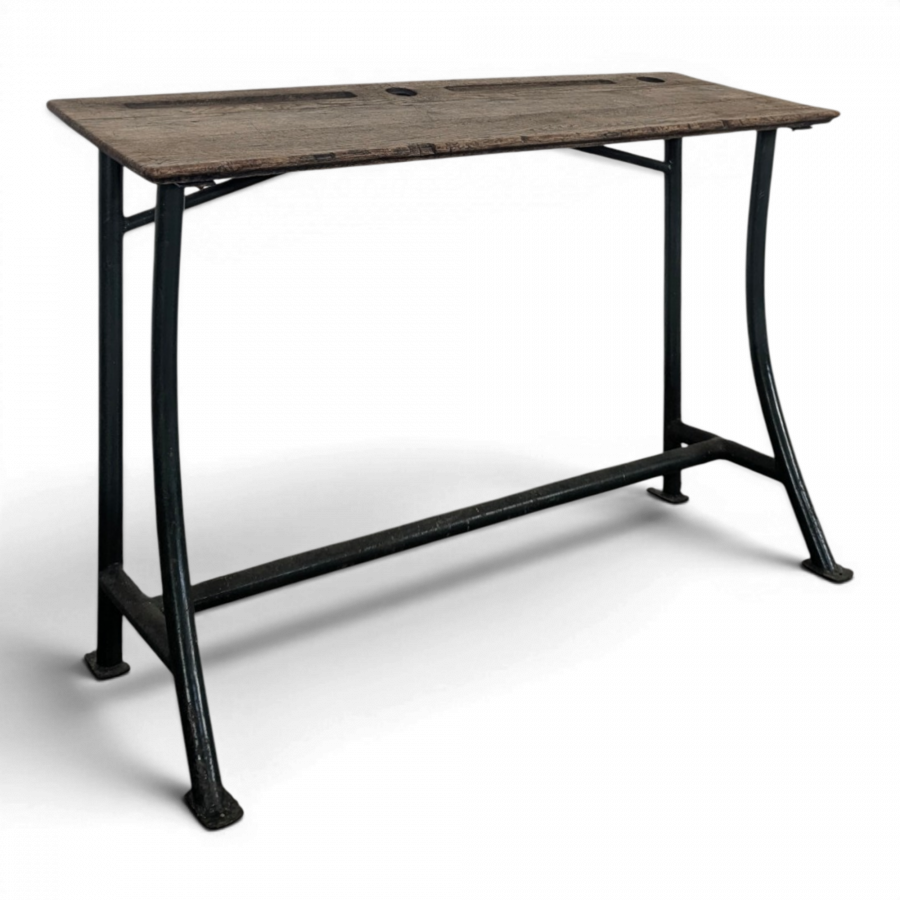 Bureau d'écolier vintage des années 60