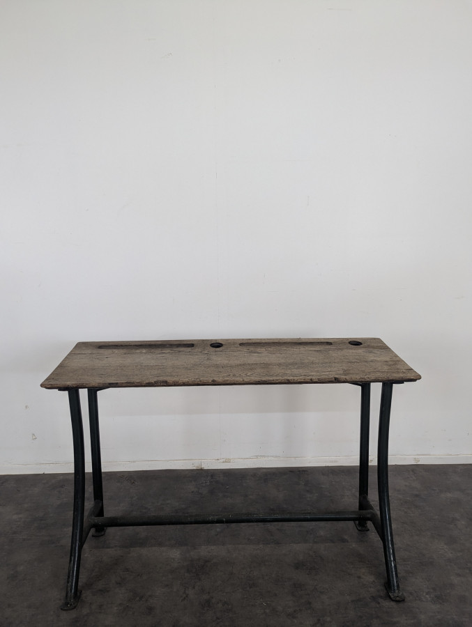 Bureau d'écolier vintage des années 60