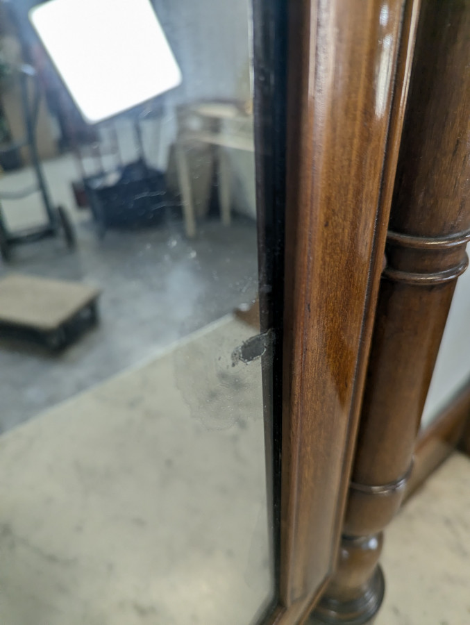 Coiffeuse epoque Louis Philippe en acajou