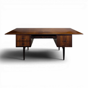Bureau moderniste en bois exotique