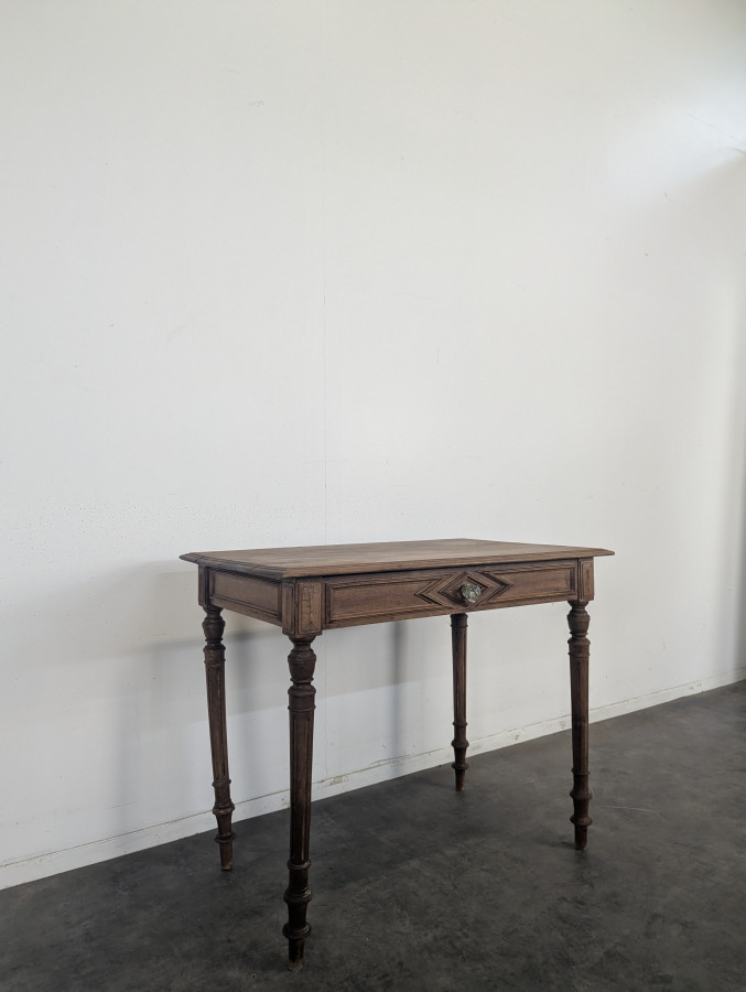 Bureau en noyer fin XIXème