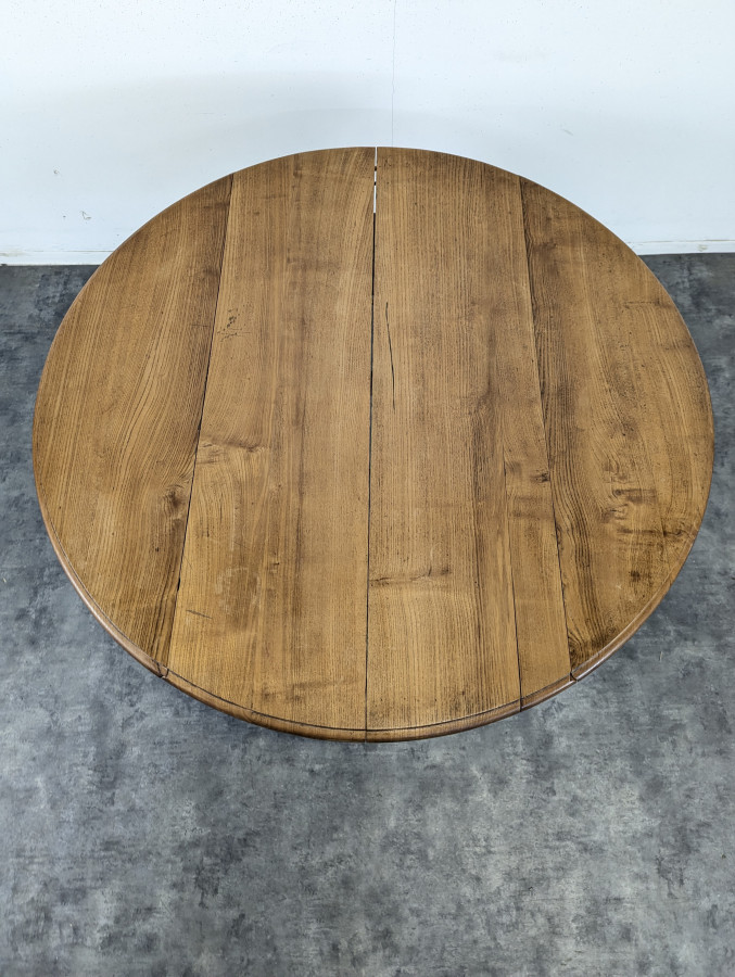 Table à volet à allonges d'époque Louis Philippe