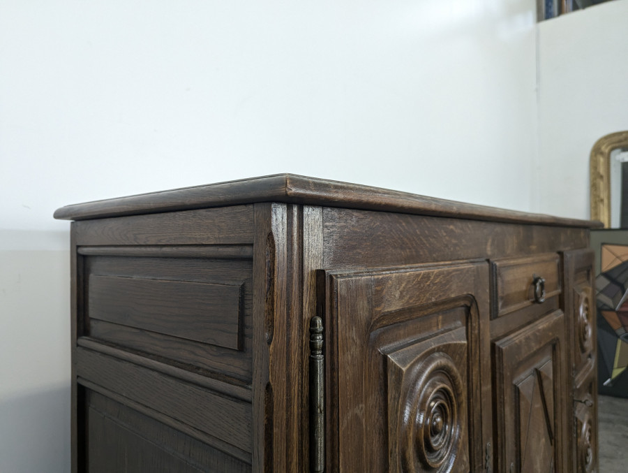 Enfilade en chêne dans l'esprit de Dudouyt