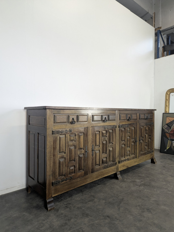 Enfilade espagnole en chêne Massif