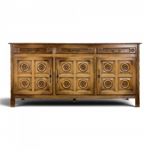 Enfilade style Charles Dudouyt en chêne doré