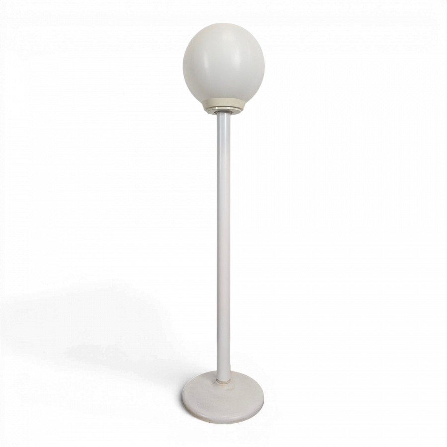 Lampadaire space age en plastique blanc