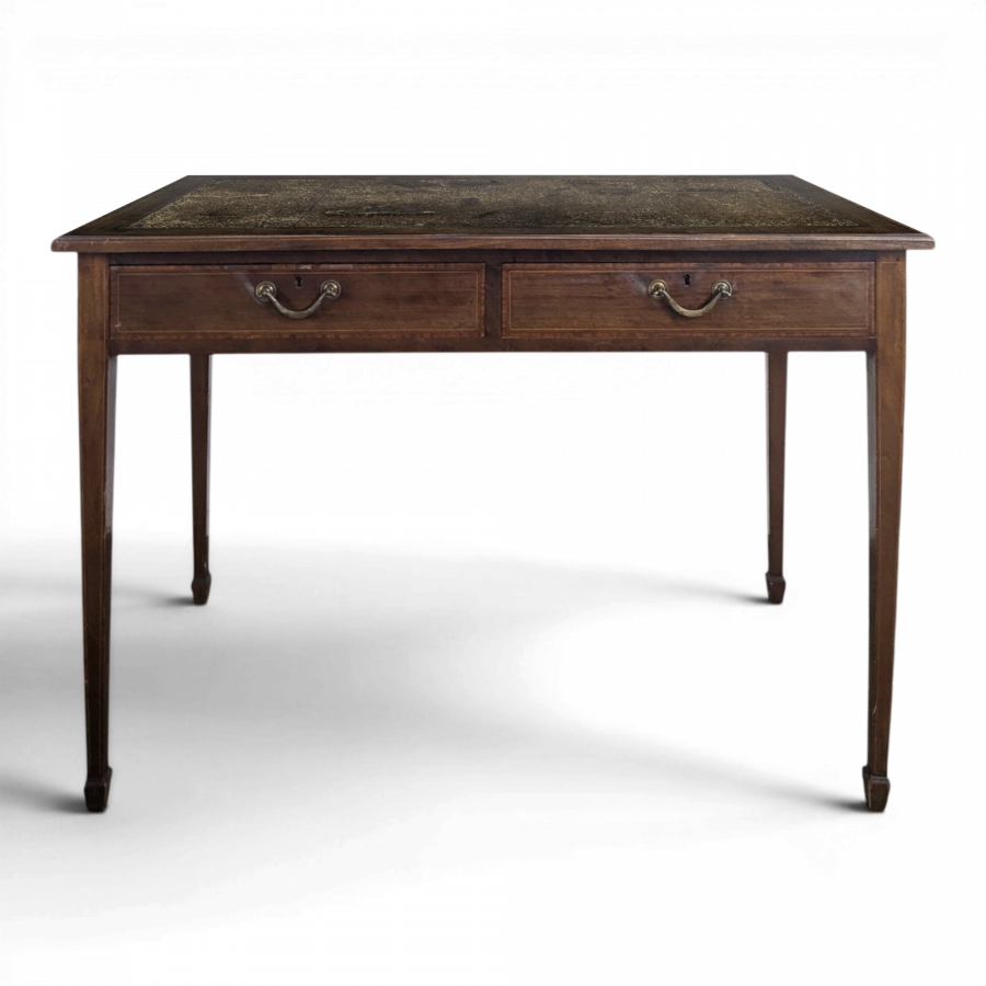 Bureau de stylle Louis XVI en acajou XIXème