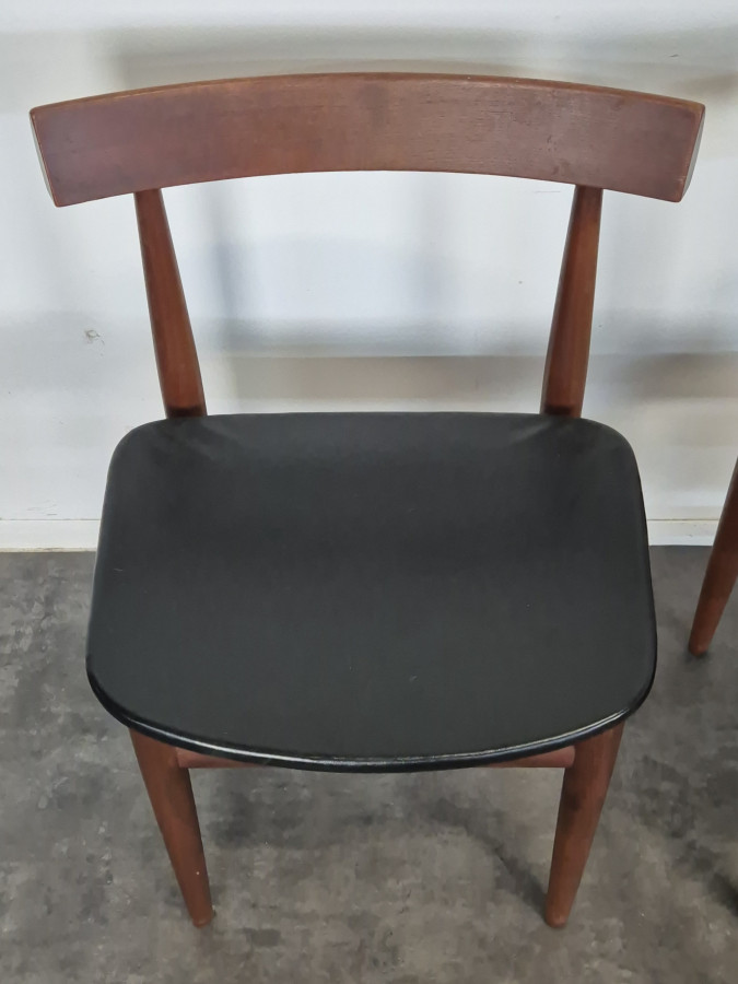 Ensemble table et 4 chaises en teck de Hans Olsen pour Frem Rojle
