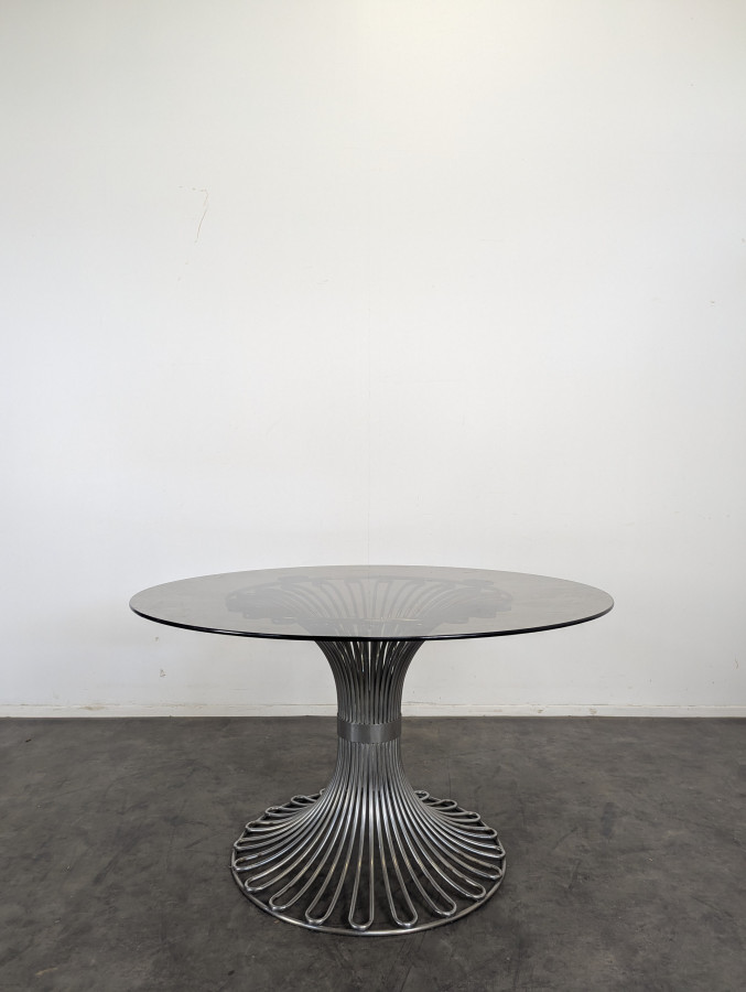 Ensemble d'une table et 4 chaises de Gastone Rinaldi