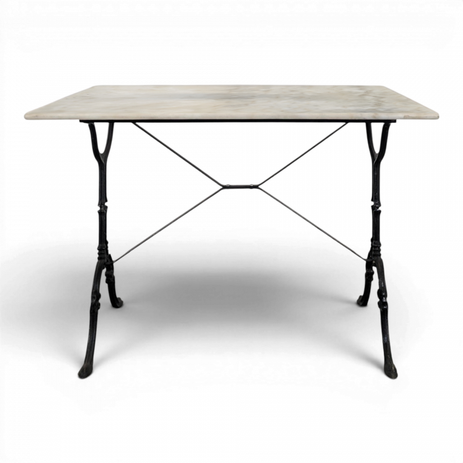 Table de bistro plateau marbre